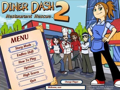 why my offline game diner dash flo on the go not working