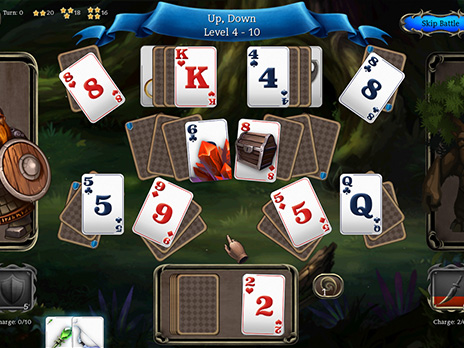 Download Ember Knight Solitaire for free at FreeRide Games!