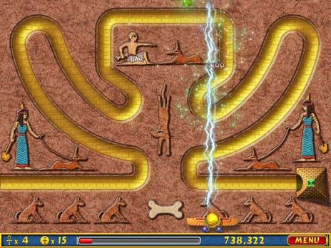 play luxor game online